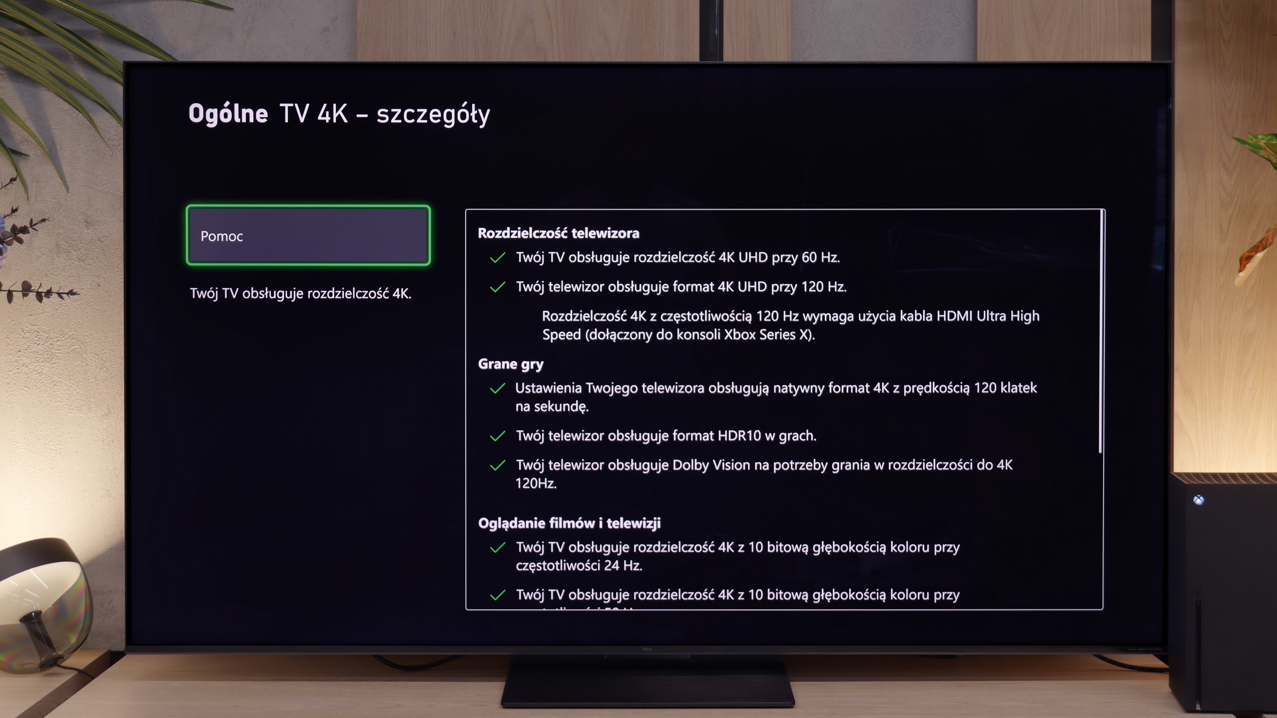 Test TCL C7L Funkcje dla graczy