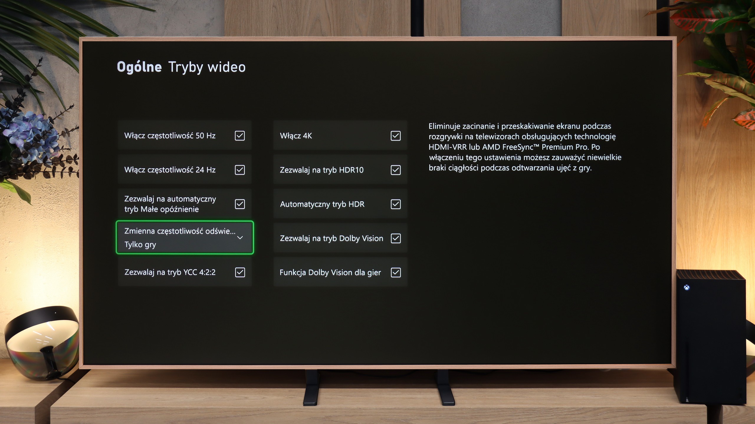 Test TCL A400 PRO Funkcje dla graczy